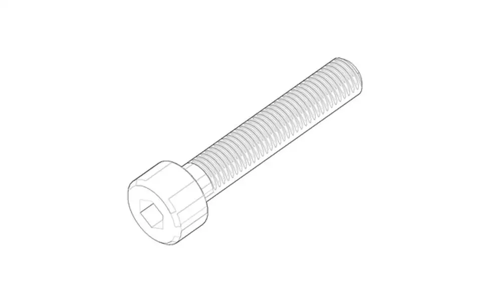DORNBRACHT Befestigung Zylinderschraube ERSATZTEILE 093030182 M4 x 22 mm, 09303018290 Galeriebild 1